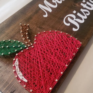 String Art/Teacher/Personalized Gift/Hanging Artwork