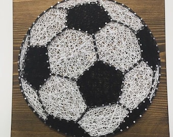 Soccer DIY String Art/Personalized/Gift/Craft/Sports