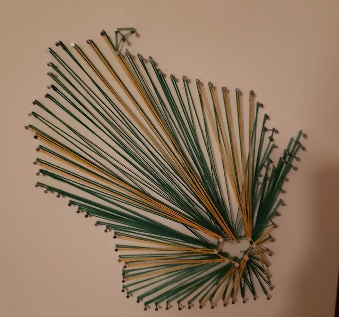Wisconsin DIY String Art Kit/with or Without Heart - Etsy