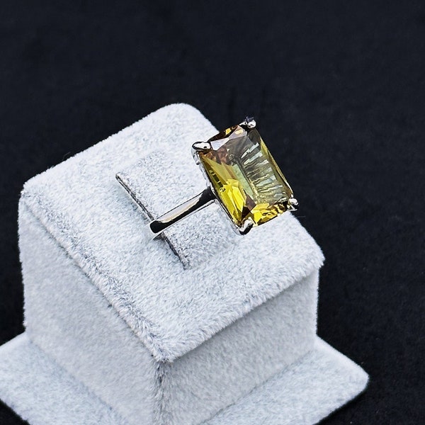 Bagues femme zultanite avec changement de couleur, bague diaspore turque en argent sterling 925, bijoux de mariage, cadeau mère pour elle