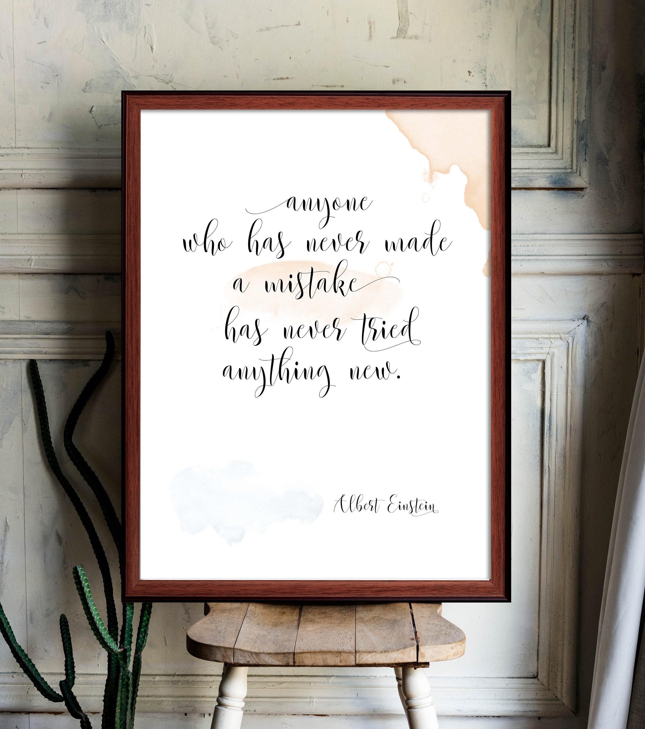 Wie nooit een fout heeft gemaakt heeft nog nooit iets