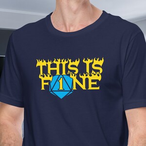 Nat 1, This is Fine - Unisex T-Shirt