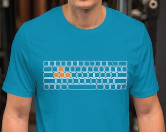 WASD Color Highlight - PC Gaming Unisex T-Shirt