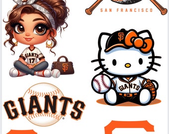 SF Giants Premade gang sheet-36 inches- DTF Transfer ready to press -24 hour turnaround timeframe