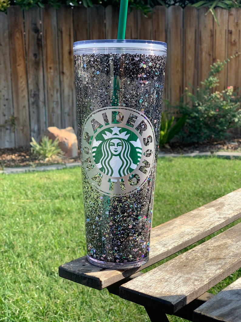 Starbucks Snow globe tumbler24 oz acrylic tumbler Etsy
