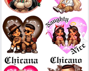 Cholo 2.0 Premade Gangsheet-36 inches- DTF Transfer ready to press -24 hour turnaround timeframe