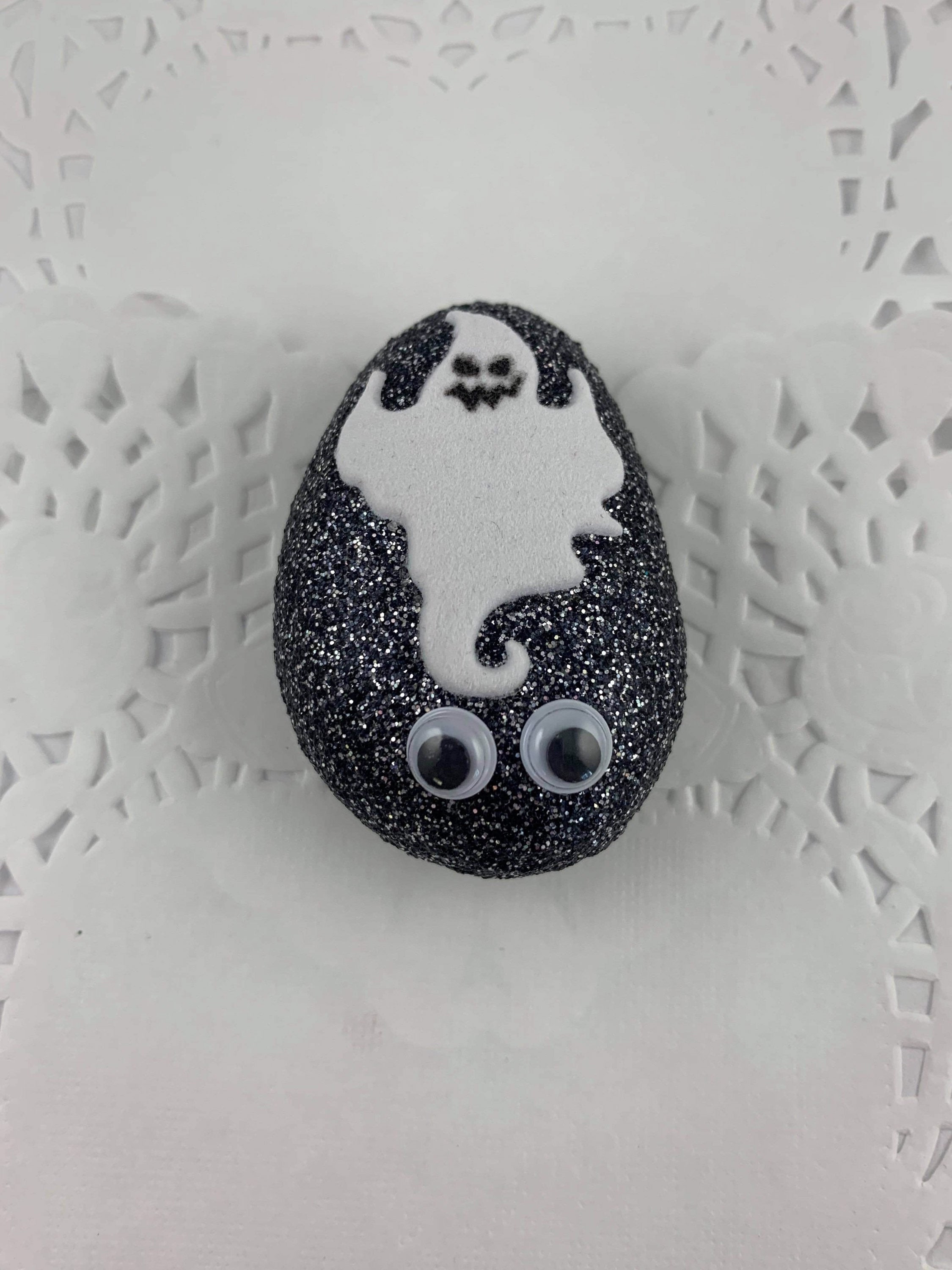 Ghost Rock Decorations Halloween Ghost Rocks Halloween Party Etsy