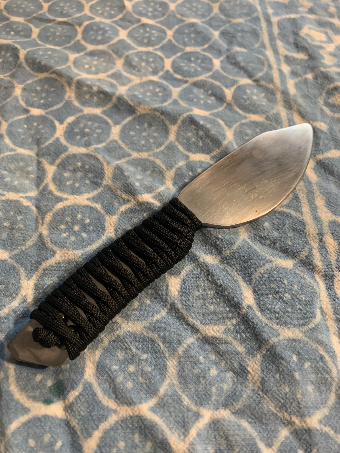 Hand made metal martial arts training knife. Its made from Etsy