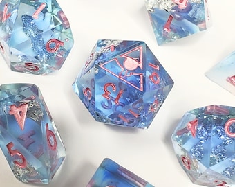 DnD Dice "Stone of Undoing" | Handmade Dice | Sharp Edge Dice | Dungeons and Dragons | dnd gifts | gamer gifts