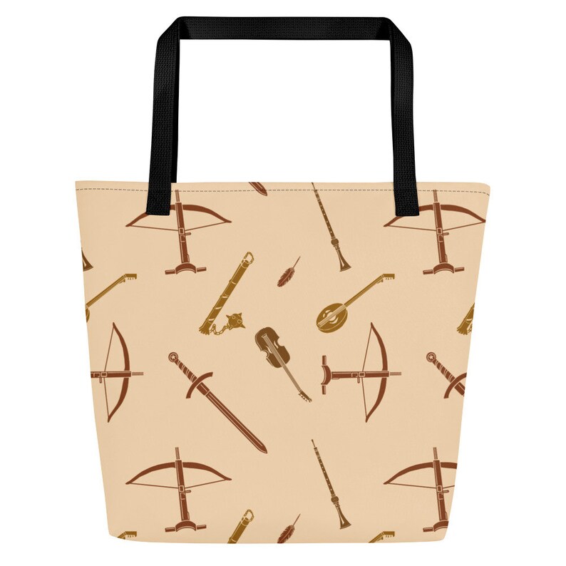 Dungeon Print -  Large DnD Tote Bag | DnD Bag | Dungeons and Dragons gift