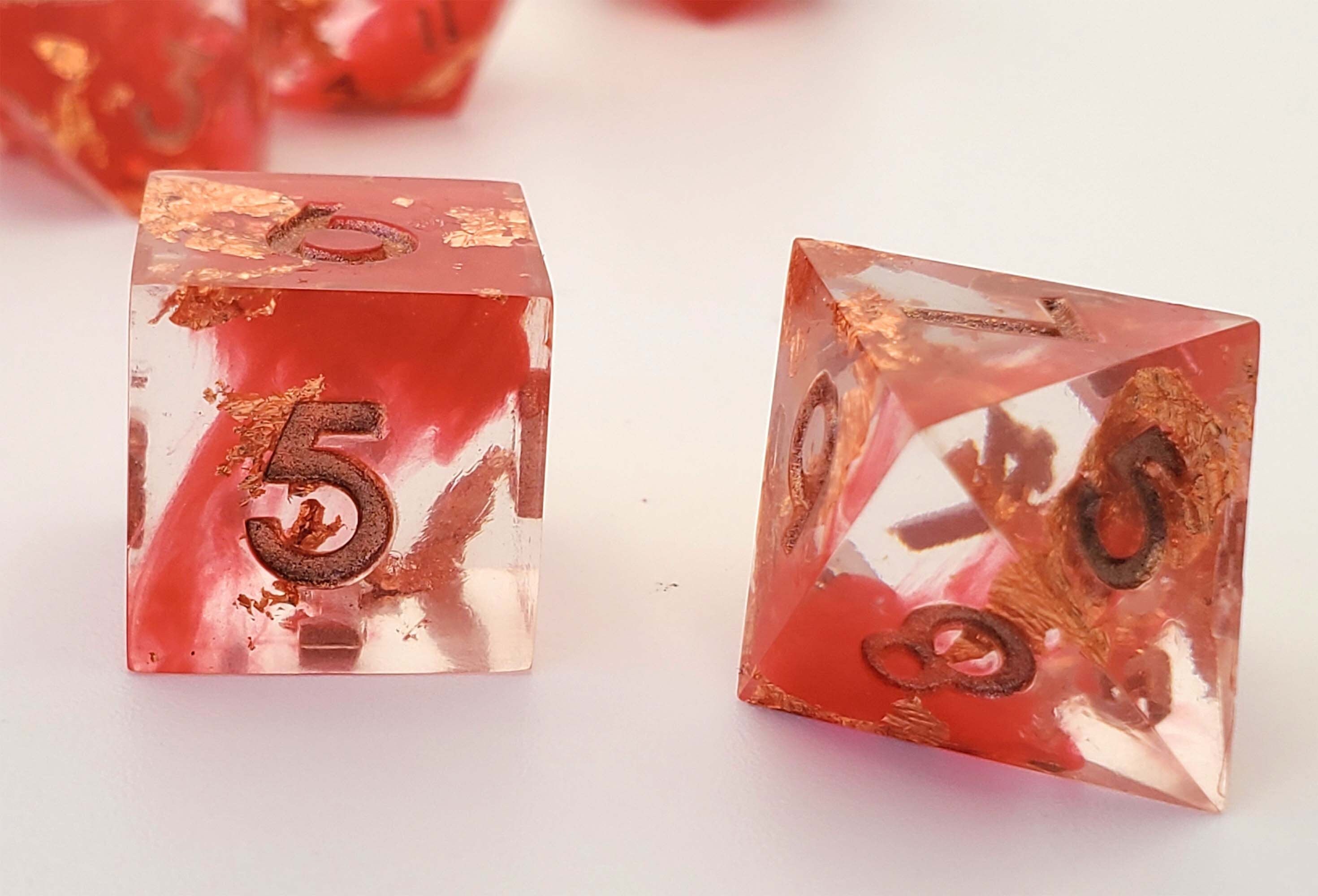 DnD Dice Forbiddance Handmade Dice Sharp Edge Etsy
