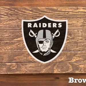Oakland Raiders Wood Plank