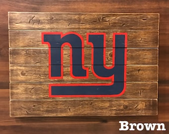 New York Giants Wood Plank