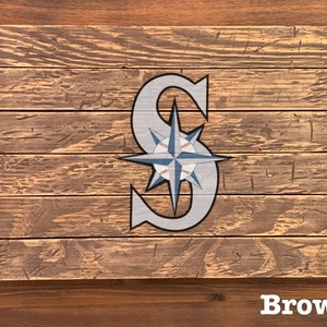 Seattle Mariners Wood Plank