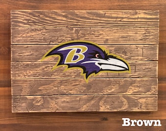 Baltimore Ravens Wood Plank