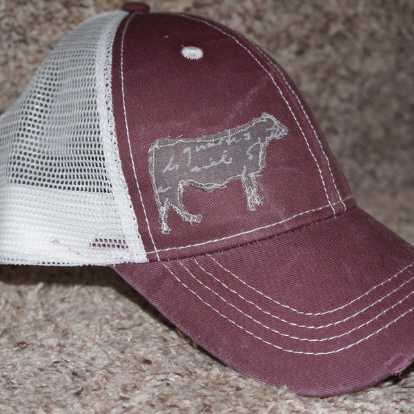 Casquette Trucker Vintage Années 80 Farmers Pride Inc - Logo Co Jack Cheese, Neuve Sans étiquette