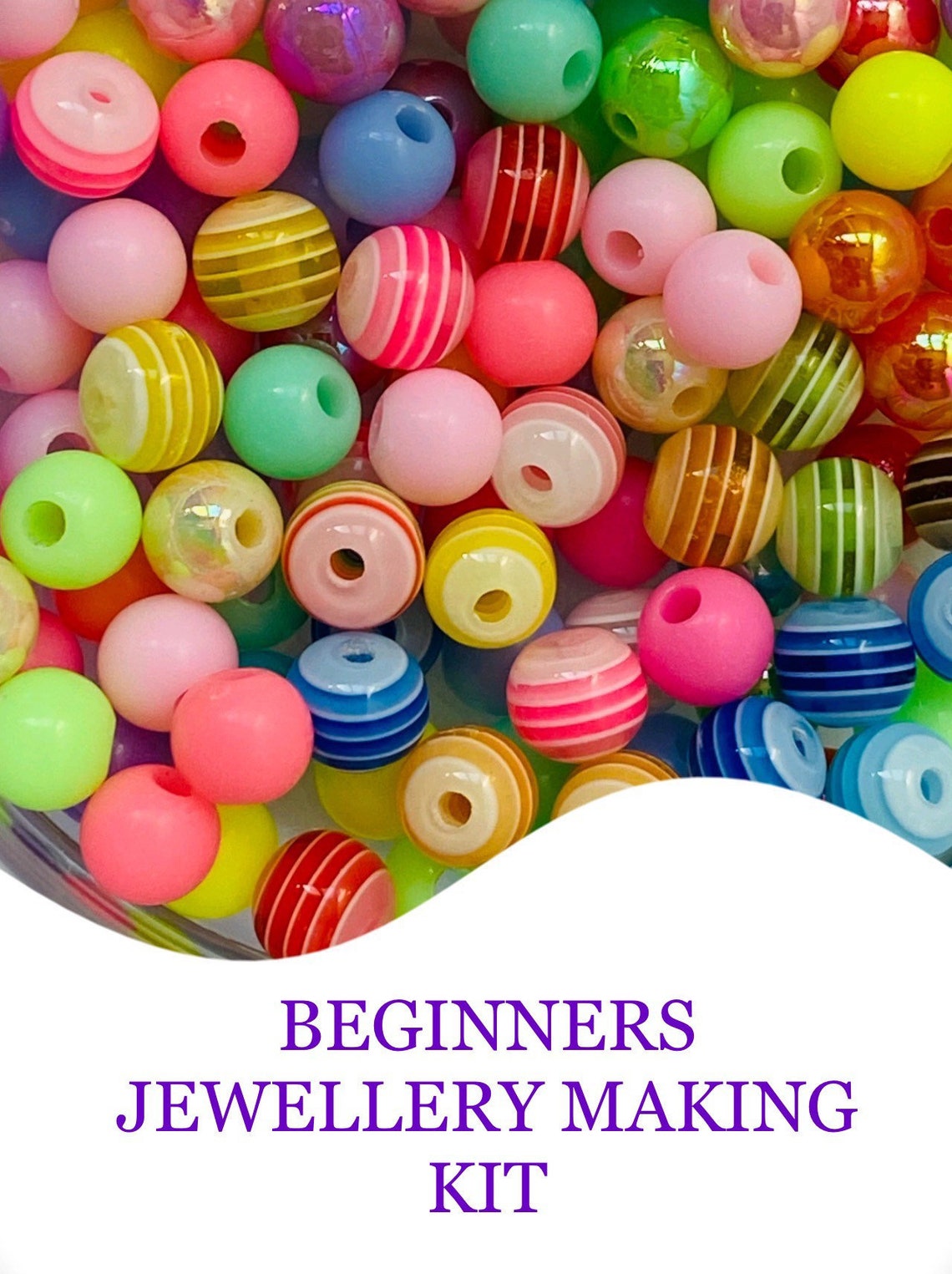 Jewellery Making Kit for Beginners Kids Jewellery Making Set Etsy UK