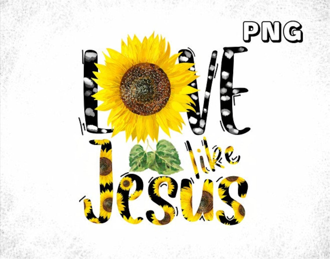 Sunflower Jesus SVG