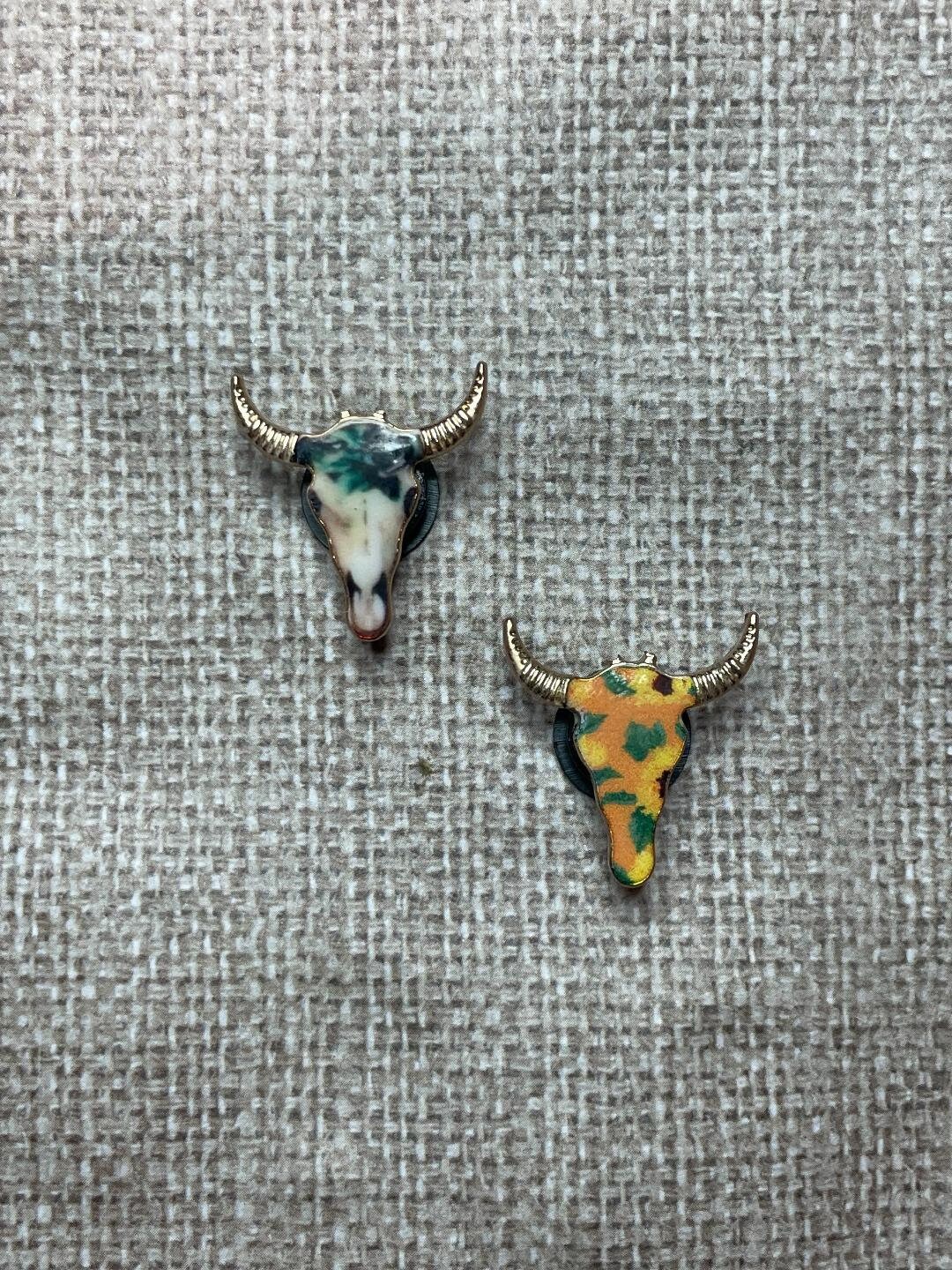 LONGHORN CROC CHARMS Longhorn Charms Etsy