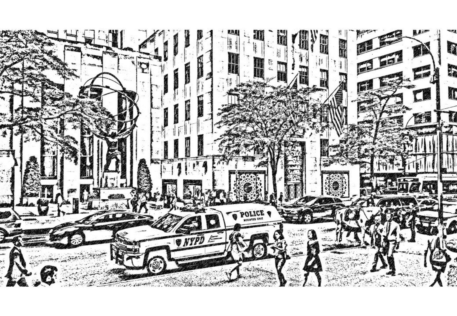 NEW YORK City Coloring Books for Kids and Adults. Cities | Etsy