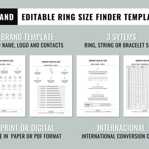 UK/EU/US Ring Size Ruler Loop Hand Measure Tool Circle Ring Sizer