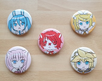 Distintivi animali Vocaloid - Serie 2 (38 mm)