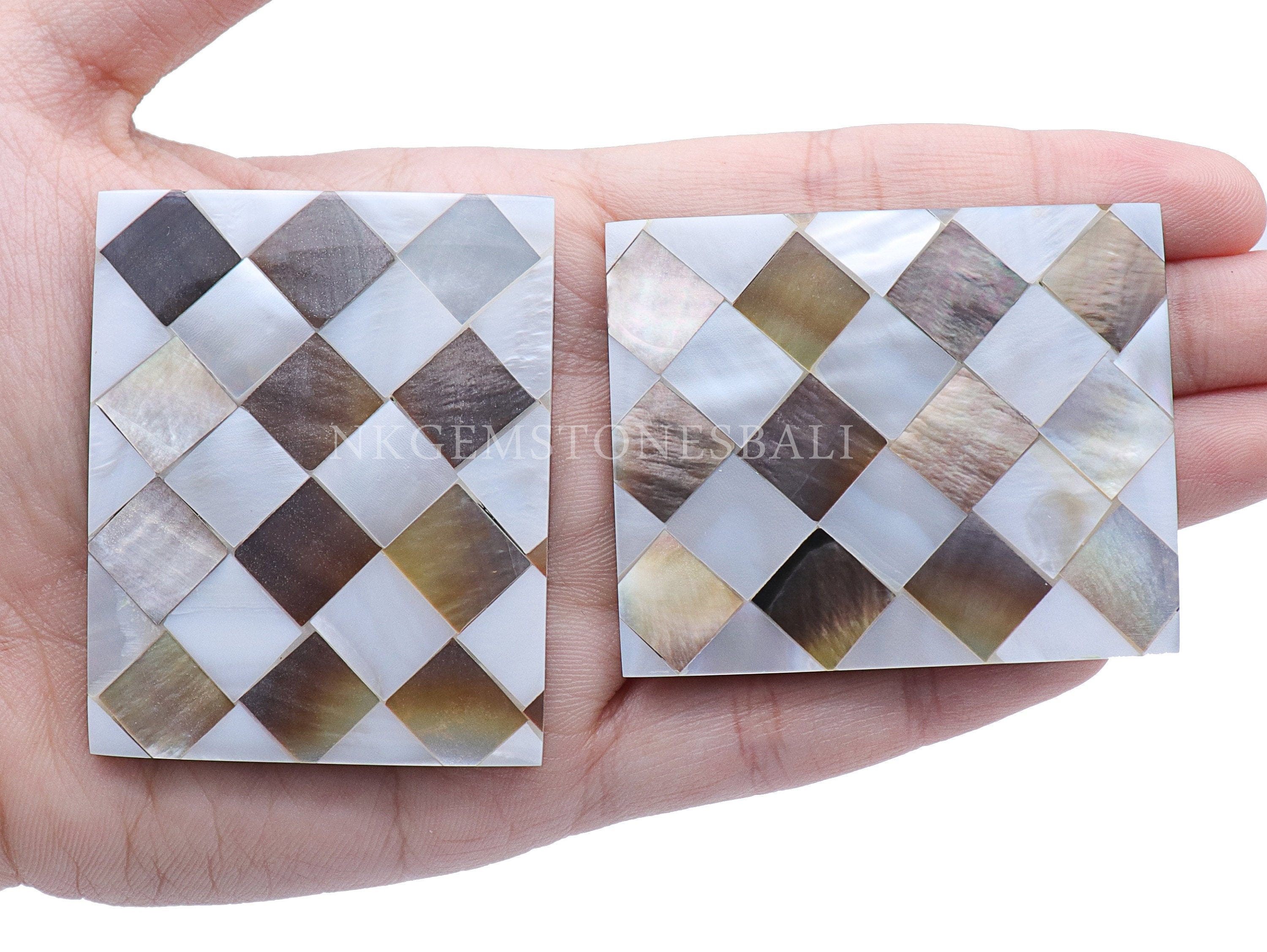 Octagon Shell Natural Shell 43x53 Mm Octagon Loose Cabochon Chess Board - Etsy