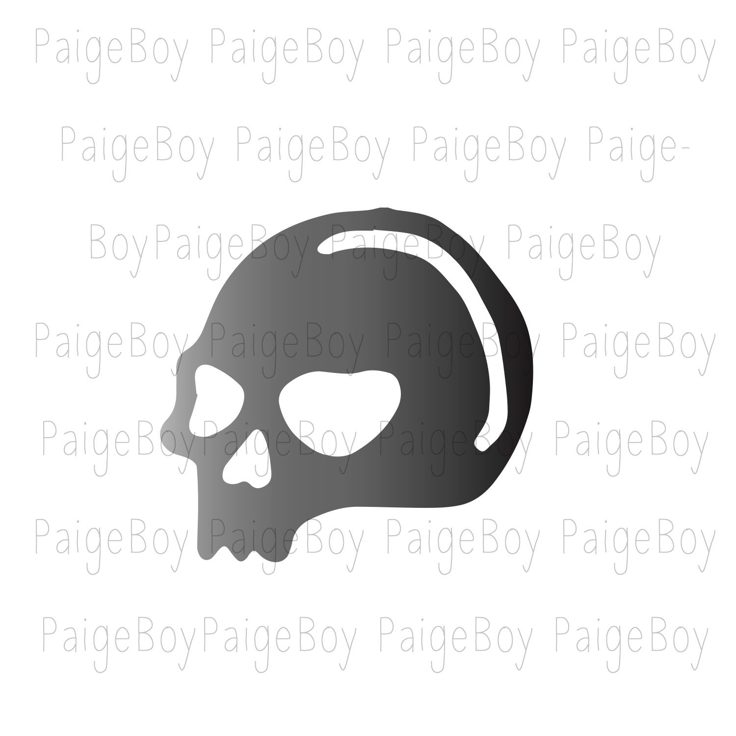 Download Cute Little Skull Svg Vector Decal For Cricut Or Glowforge Etsy