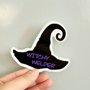 Sticker Witchy Welder Woman Female Welder