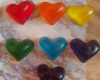 Love is Love Mini Soap heart pack
