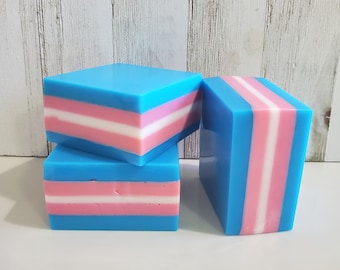 Pride Transgender Flag Soap Bar