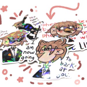 Byakuya Togami 3&quot;TikTok Audio Stickers