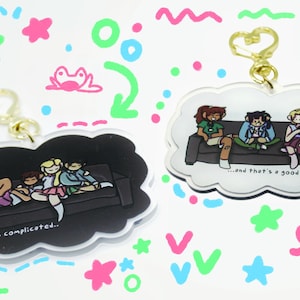 It&#39;s Complicated Amphibia Acrylic Keychain 3&quot;