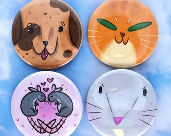 2.25" Animal Buttons