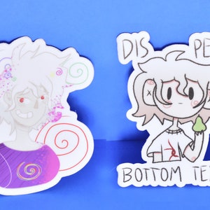 Nagito Komaeda 3&quot; Weatherproof Stickers