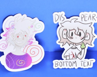 Nagito Komaeda 3&quot; Weatherproof Stickers