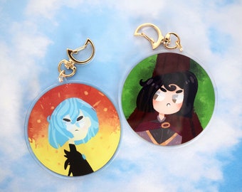 Cassandra Double Sided Acrylic Keychain 3"