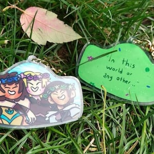 Amphibia What Makes Its Way Back Acrylic Keychain 3&quot;