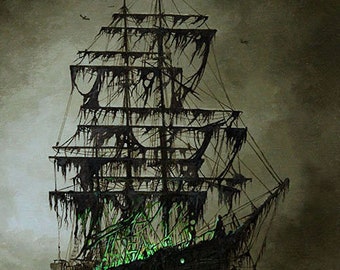 Ghost Ship Hand Painted Art 34372 by Uttermost, South San Francisco, CA