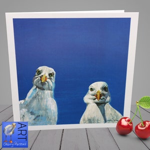 Blanko Karte - Seagull Art Line - Geburtstag, besondere Anlässe, Humor,