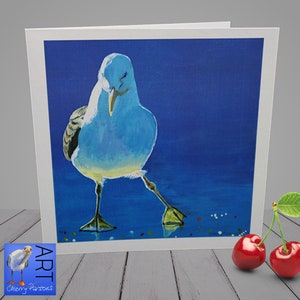 Blanko Karte - Seagull Art Line - Humor, Lustig, Geburtstag, besonderer Anlass