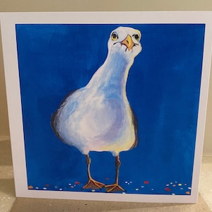 Carte vierge - Gamme artistique Seagull - Drôle, humour, anniversaire, merci, occasion spéciale « Où suis-je, dents ?