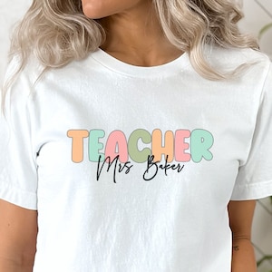  Sudaderas personalizadas a juego para profesoras, sudaderas  para profesoras para mujeres, sudaderas personalizadas para profesores para  mujeres, camisetas personalizadas para profesores de 100 días de escuela,  camiseta personalizada de