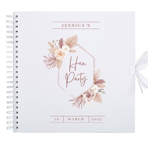 Personalised Hen Party Scrapbook Photo Album Bridal Shower Etsy UK