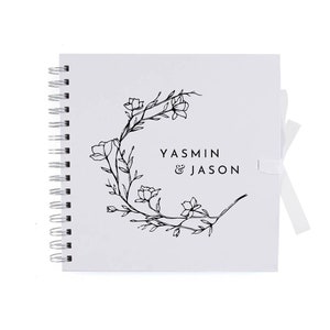 Wedding Scrapbook Personalised, Wedding Guest Book, Personalized Guestbook, Custom Guest Book, Scrapbook Photo Album, Custom Wedding Decor