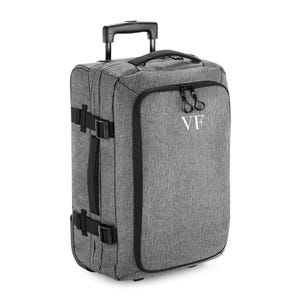 Personalised cabin suitcase with name, custom luggage with initials, suitcase with monogram, cabin bag for holiday, suitcase for travel