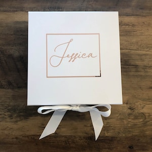 Medium Personalised gift boxes, custom gift boxes, will you be my bridesmaid boxes, Proposal boxes, Bridesmaids gifts, Empty gift box, bride