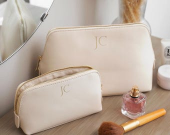 Neceser de maquillaje personalizado con monograma, neceser de maquillaje a medida, neceser de maquillaje personalizado, regalo personalizado para dama de honor, organizador