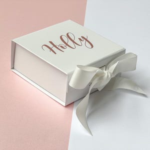 Kleine gepersonaliseerde geschenkdoos, lege doos, verjaardagscadeaudoos, geschenk voorstel bruidsmeisje, bedankt geschenkdoos bruidsmeisje, geschenkset bruidsmeisje, geschenkset bruidsmeisje