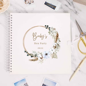 Álbum de fotos personalizado para despedida de soltera, álbum de fotos para despedida de soltera, álbum de fotos para despedida de soltera, álbum de fotos para bodas, álbum de fotos en blanco, álbum de fotos